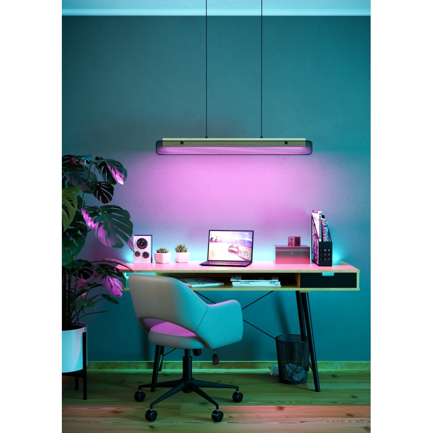 Eglo - LED RGBW luster na sajli, prigušiva, LED/34W/230V 2700-6500K
