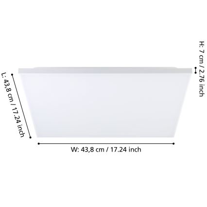 Eglo - LED plafonsko svetlo LED/21W/230V