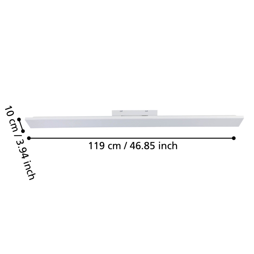 Eglo 900708 - LED stropno svetlo TURCONA-B LED/21W/230V 3000K 118,7 cm