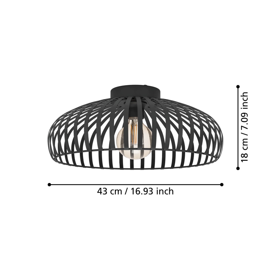 Eglo - Plafonsko svetlo 1xE27/40W/230V fi 43 cm