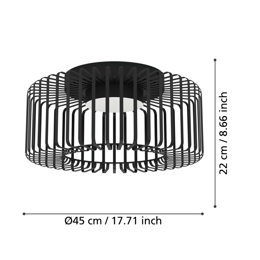 Eglo - LED RGBW prigušiva plafonska svetiljka LED/22W/230V 2700-6500K