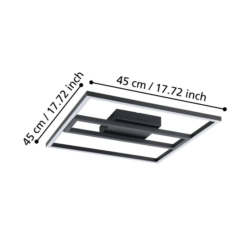Eglo - LED RGBW prigušiva plafonska svetiljka LED/21W/230V