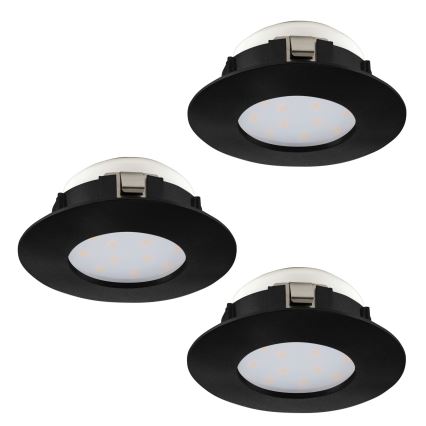 Eglo - SET 3x LED kupatilska ugradna svetla PINEDA LED/4,9W/230V IP44