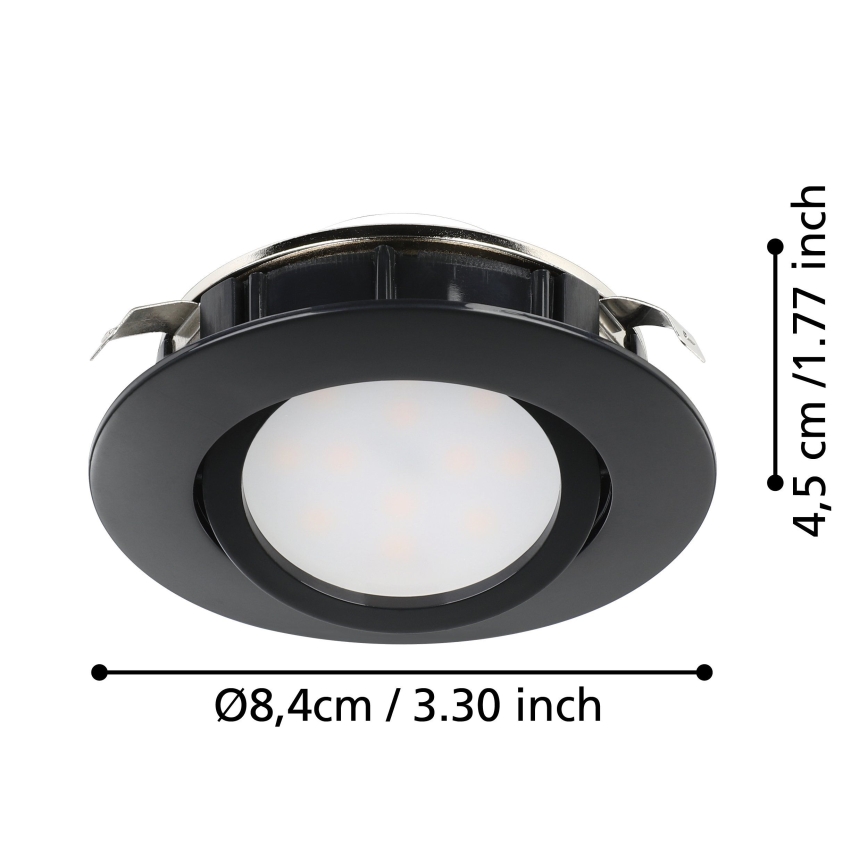 Eglo - LED prigušiva ugradna plafonska svetiljka LED/5,5W/230V