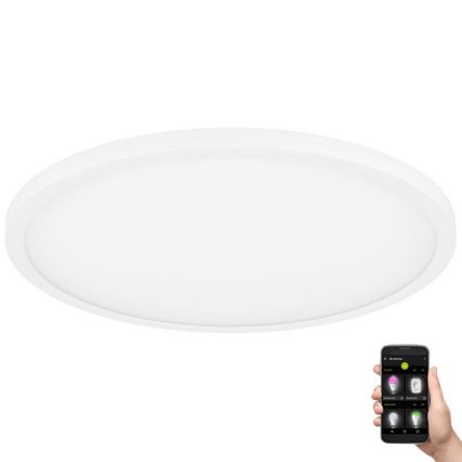 Eglo - LED prigušiva plafonska svetiljka LED/41W/230V prečnika 60 cm bela