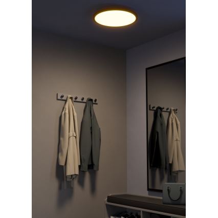 Eglo - LED prigušiva stropna svetiljka LED/33,5W/230V prečnik 45 cm crna
