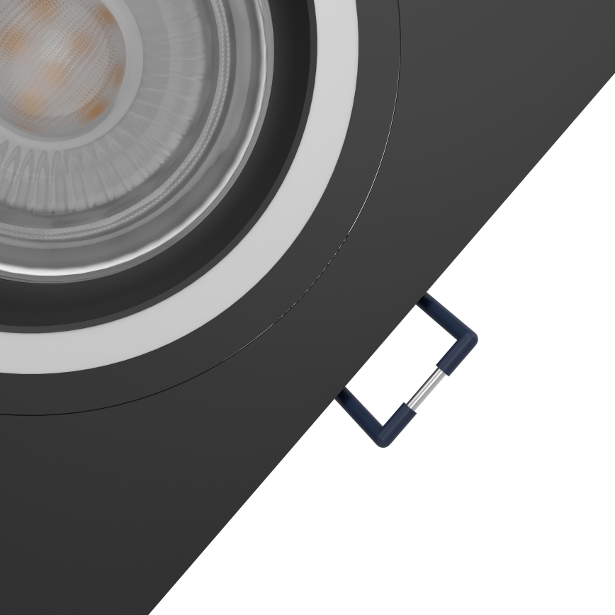 Eglo - LED RGBW prigušiva ugradna plafonska svetiljka LED/4,7W/230V crna
