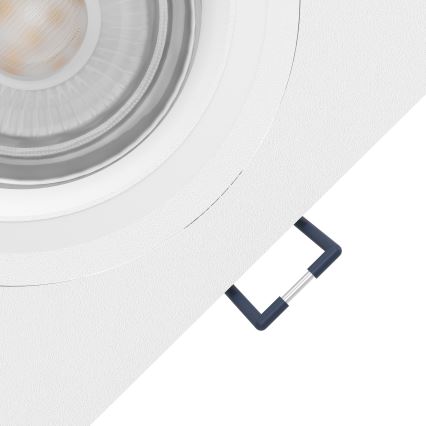 Eglo - LED RGBW prigušiva ugradna plafonska svetiljka LED/4,7W/230V bela