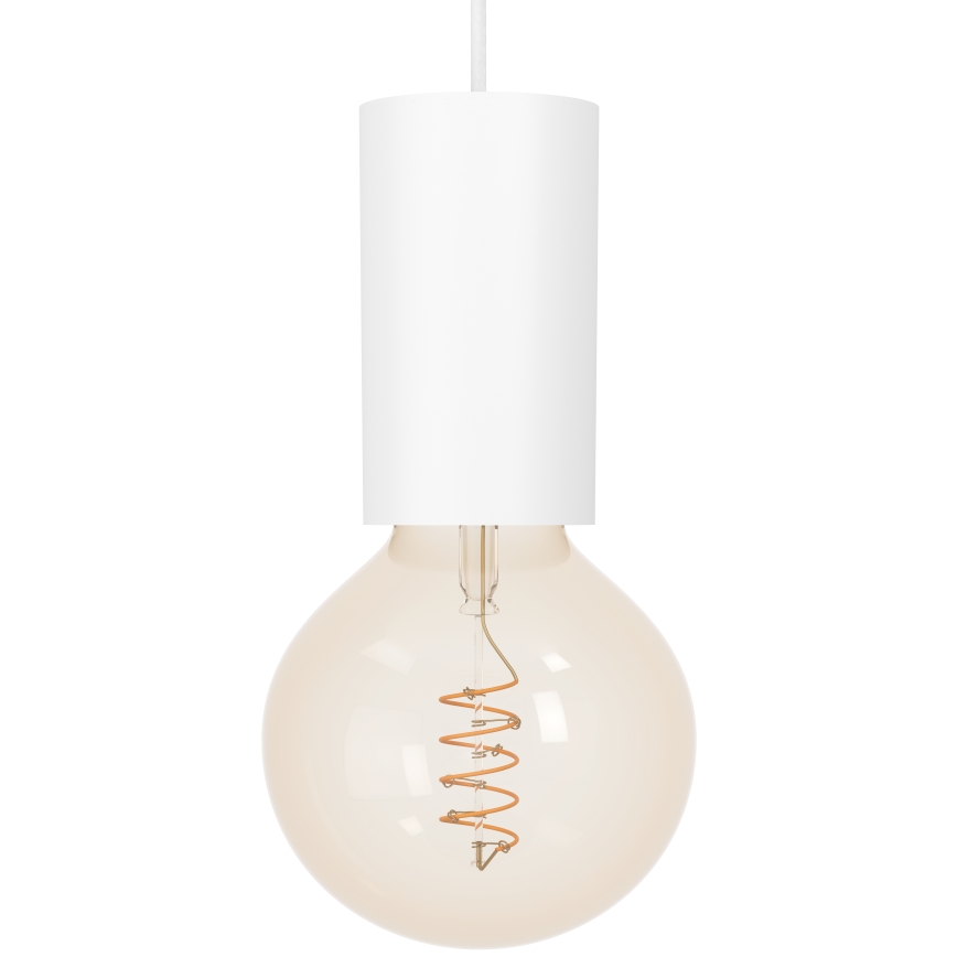 Eglo - Luster na sajli 1xE27/40W/230V bela