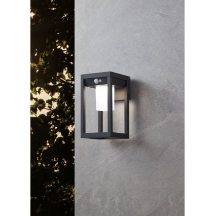 Eglo - LED solarno zidno svetlo sa senzorom LED/3,7W/3,7V 2000 mAh IP44