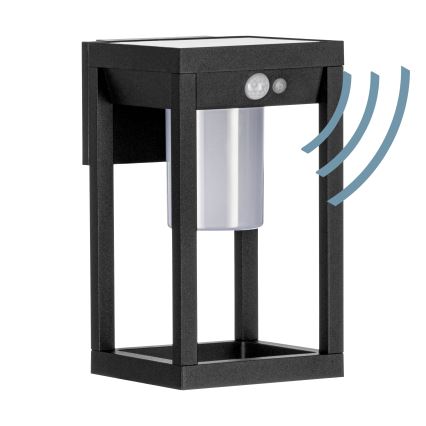 Eglo - LED solarno zidno svetlo sa senzorom LED/3,7W/3,7V 2000 mAh IP44