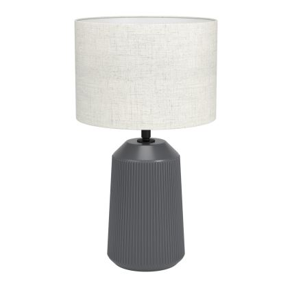 Eglo - Stona lampa 1xE27/40W/230V siva