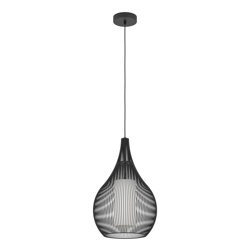 Eglo - Luster na sajli 1xE27/40W/230V, crne boje