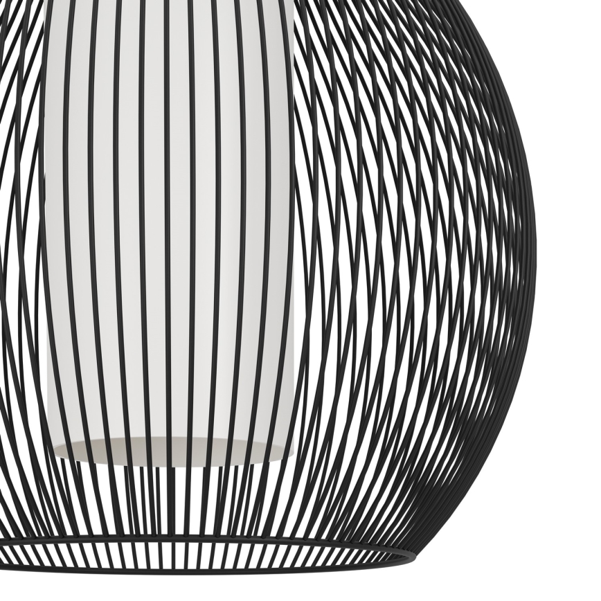Eglo - Luster na sajli 1xE27/40W/230V, crne boje