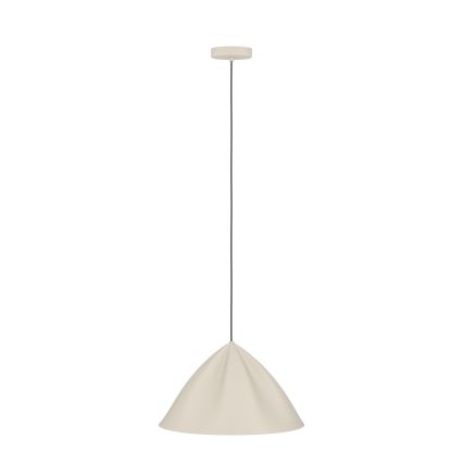 Eglo - Luster na sajli 1xE27/40W/230V krem