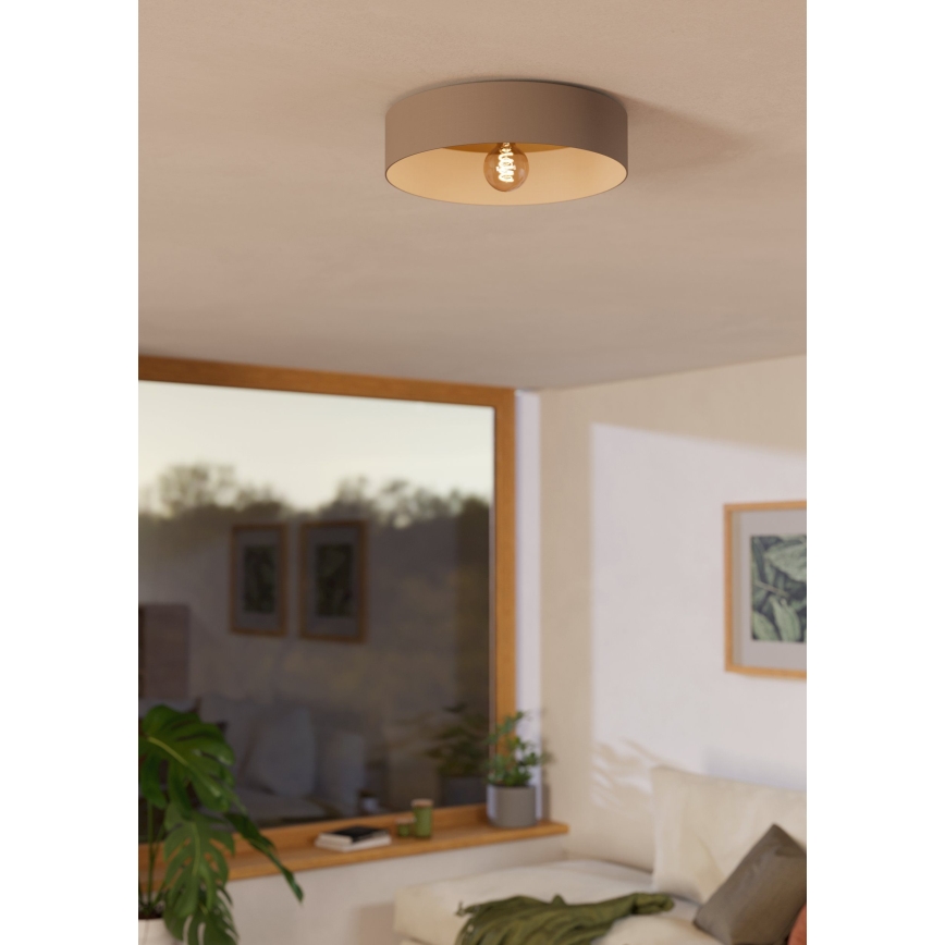 Eglo 900838 - Plafonska svetiljka DUAIA 1xE27/40W/230V braon