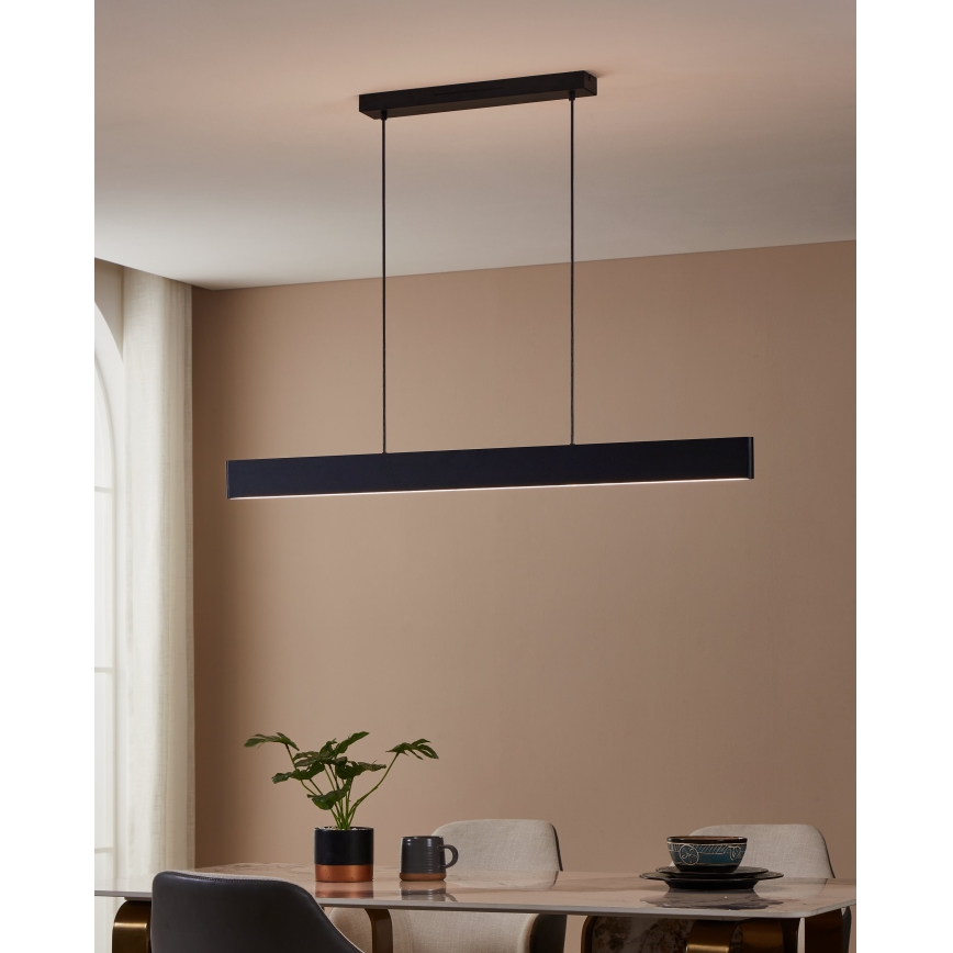 Eglo - LED RGBW prigušiva luster na sajli LED/38W/230V 2700-6500K crna