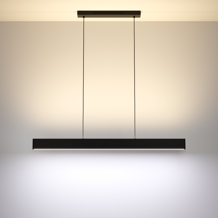 Eglo - LED RGBW prigušiva luster na sajli LED/38W/230V 2700-6500K crna