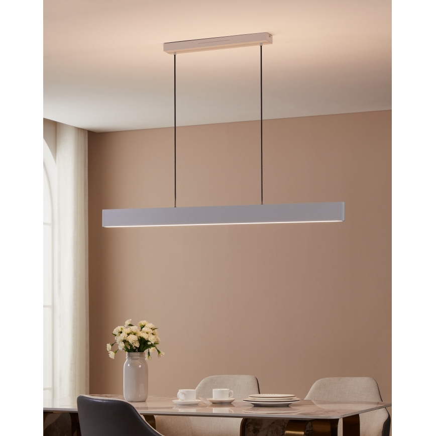 Eglo - LED RGBW prigušiva viseći luster na sajli LED/38W/230V 2700-6500K bela