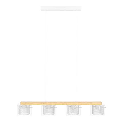 Eglo - LED RGBW luster na sajli sa prigušiva funkcijom 4xLED/3,7W/230V 2700-6500K