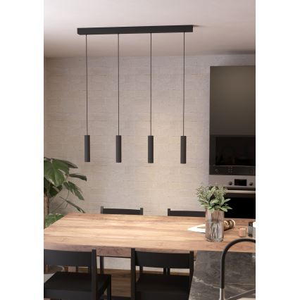 Eglo - LED prigušiva luster na sajli 4xLED/5,4W/230V