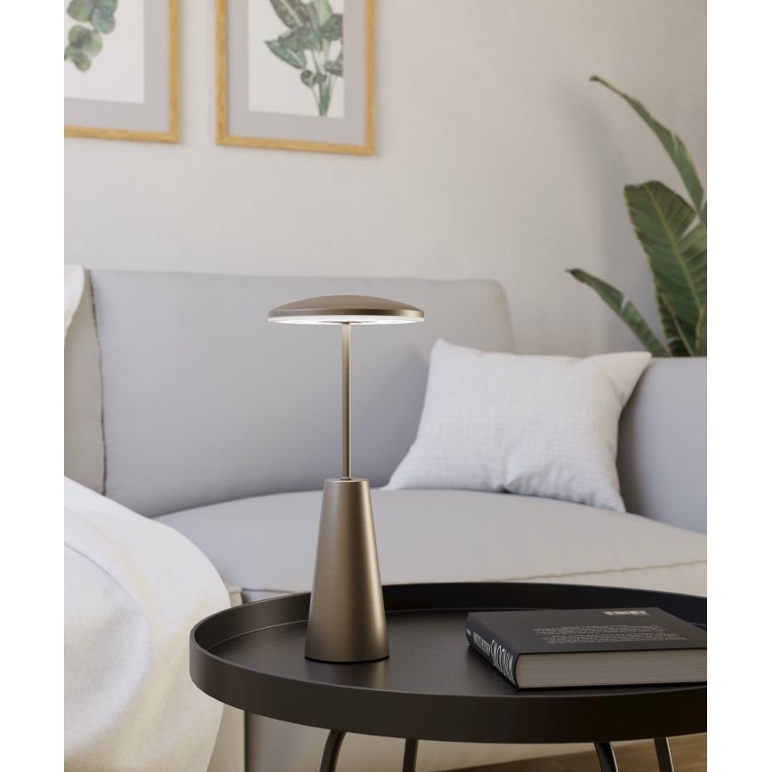 Eglo - LED prigušiva dodirna spoljašnja lampa LED/2,8W/5V 2400K/3000K/4000K 5200 mAh IP54 bež