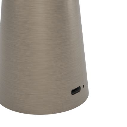 Eglo - LED prigušiva dodirna spoljašnja lampa LED/2,8W/5V 2400K/3000K/4000K 5200 mAh IP54 bež