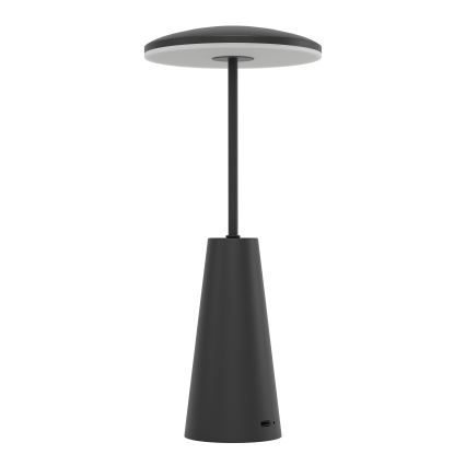 Eglo - LED prigušiva spoljašnja lampa na dodir LED/2,8W/5V 2400K/3000K/4000K 5200 mAh IP54 crna
