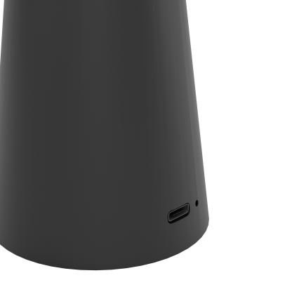 Eglo - LED prigušiva spoljašnja lampa na dodir LED/2,8W/5V 2400K/3000K/4000K 5200 mAh IP54 crna