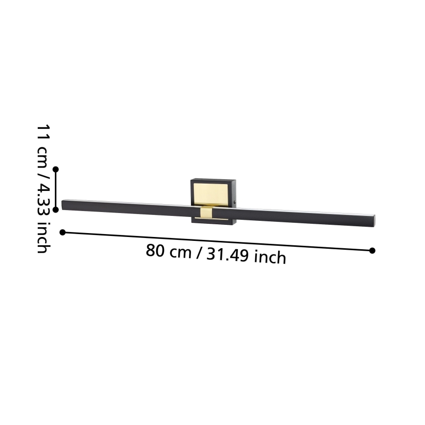 Eglo - LED zidno svetlo za kupatilo LED/17,5W/230V IP44