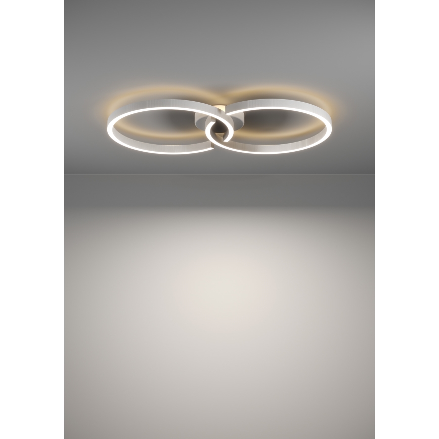 Eglo 900954 - LED RGBW prigušiva plafonska lampa LED/19,5W/230V 2700-6500K bela + daljinski upravljač