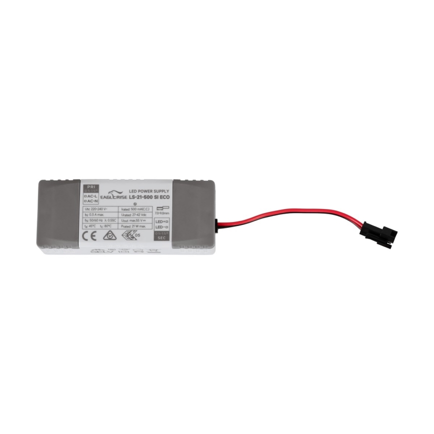 Eglo - LED kupaonsko ugradno plafonsko svetlo LED/18W/230V prečnik 21,5 cm IP65