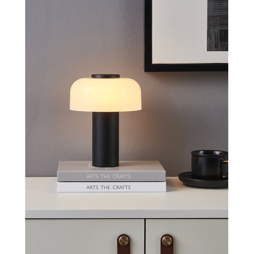 Eglo - LED prigušiva dodirna spoljna lampa LED/2,25W/5V 2400-4000K 5200 mAh IP44 crna/bela
