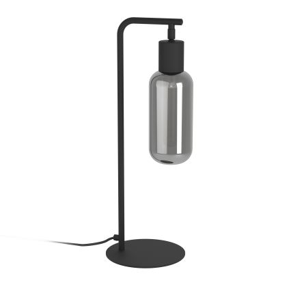 Eglo - Stona lampa 1xE27/4W/230V crna/zadimljena