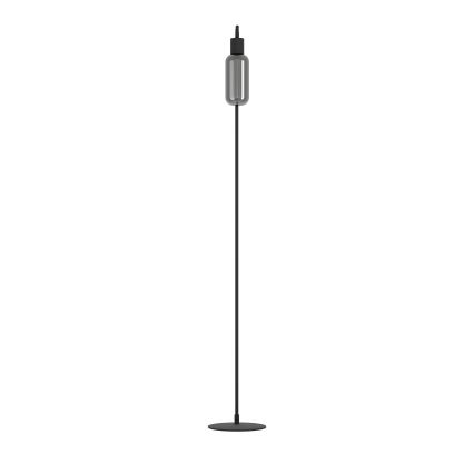 Eglo - Podna lampa 1xE27/4W/230V crna/zadimljena