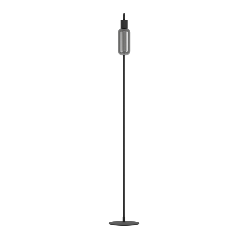 Eglo - Podna lampa 1xE27/4W/230V crna/zadimljena