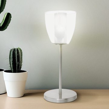 EGLO 90101 - Stona lampa OLBIA 1xG9/9W matirani hrom