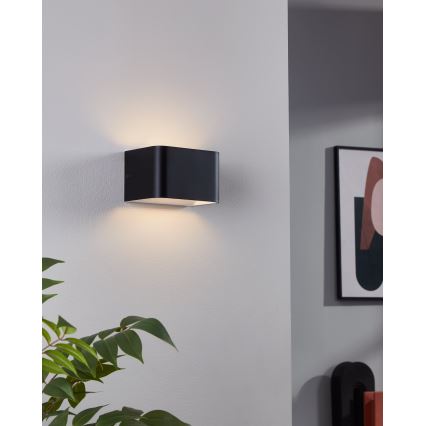 Eglo - LED zidno svetlo LED/6W/230V 3000K crna