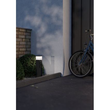 Eglo - Spoljašnja lampa sa 2 utičnice 1xE27/25W/230V IP54 antracit