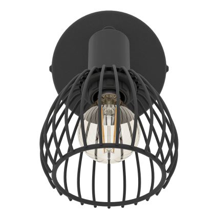 Eglo - Zidna svetiljka 1xE14/40W/230V crna