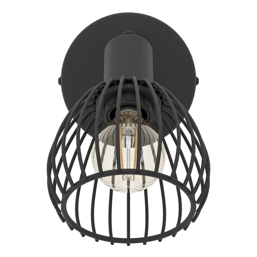 Eglo - Zidna svetiljka 1xE14/40W/230V crna