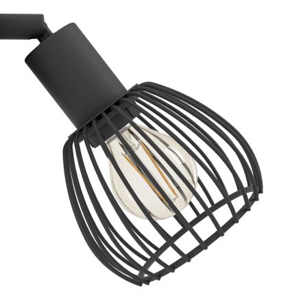 Eglo - Zidna svetiljka 1xE14/40W/230V crna