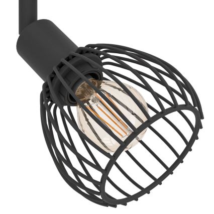 Eglo - Spot svetiljka 2xE14/40W/230V crna