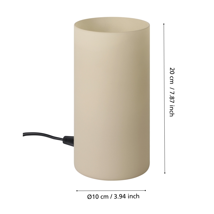Eglo - Stona lampa 1xE14/60W/230V bež