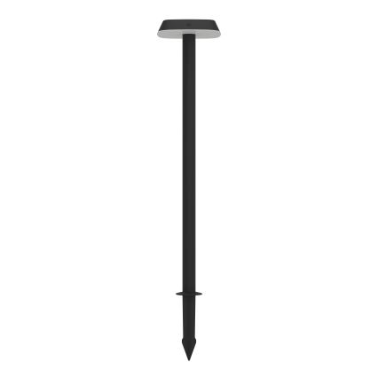 Eglo - LED solarno svetlo sa senzorom LED/8,5W/3,7V 2200 mAh IP44 crna