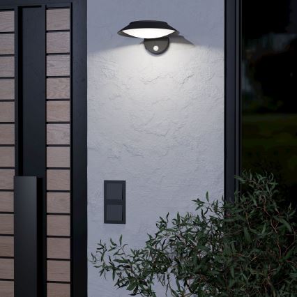 Eglo - LED solarno zidno svetlo sa senzorom LED/7W/3,7V 2200 mAh IP44