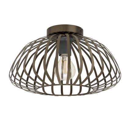 Eglo - Plafonska lampa 1xE27/40W/230V, prečnik 38,5 cm, bronzana