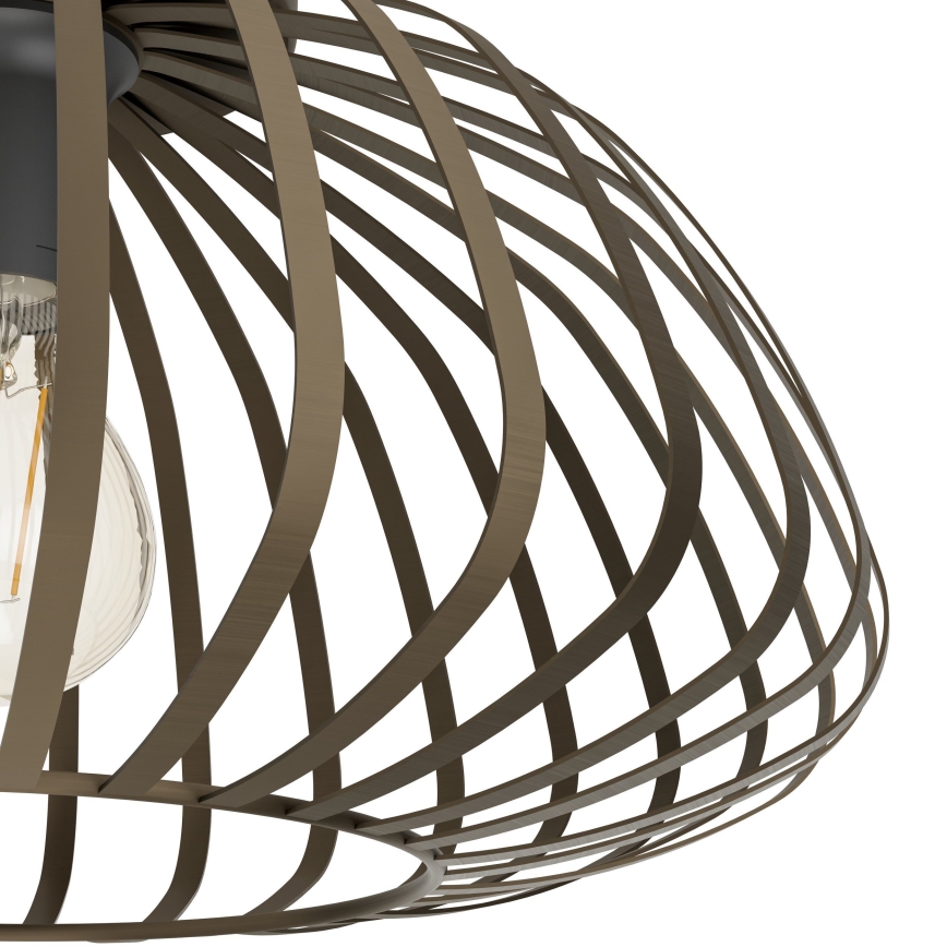 Eglo - Plafonska lampa 1xE27/40W/230V, prečnik 38,5 cm, bronzana
