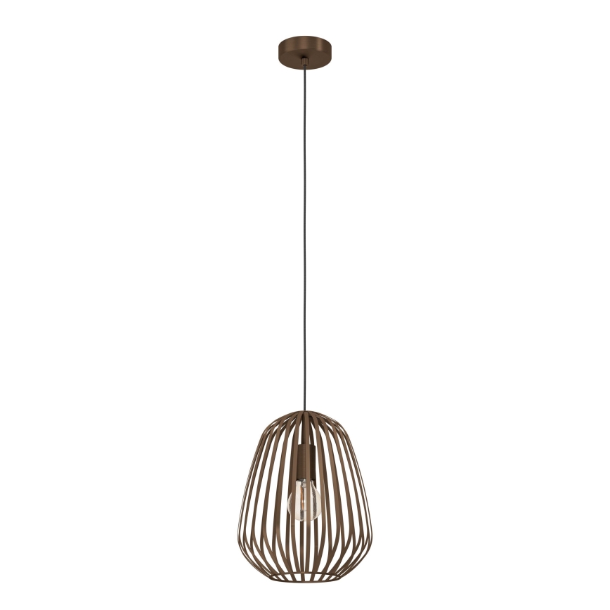 Eglo - Luster na sajli 1xE27/40W/230V bronzana