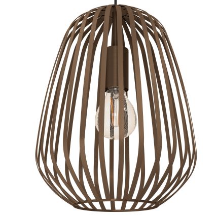 Eglo - Luster na sajli 1xE27/40W/230V bronzana